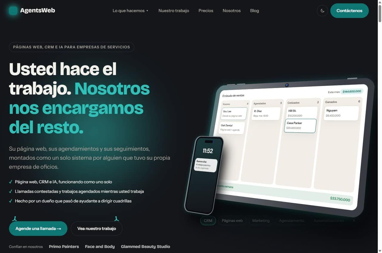 Este sitio, en vivo